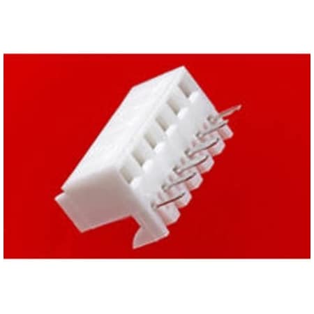 Molex Board Connector, 4 Contact(S), 1 Row(S), Female, Straight, 0.1 Inch Pitch, Solder Terminal, White 38001394